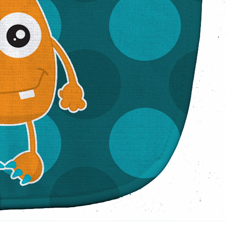 Monster Orange Baby Bib Easy-Clean Baby Bib Baby Feeding Accessory Baby Mealtime Essential, 10 x 13, Multicolor
