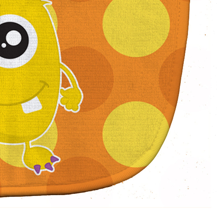 Monster Gold Baby Bib Easy-Clean Baby Bib Baby Feeding Accessory Baby Mealtime Essential, 10 x 13, Multicolor