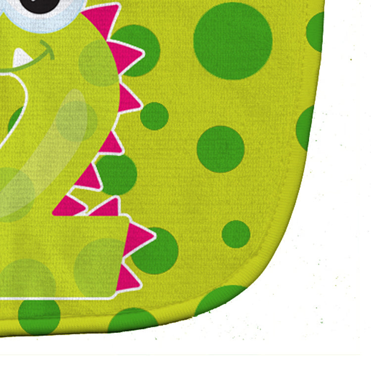 Monster Month 2 Baby Bib Easy-Clean Baby Bib Baby Feeding Accessory Baby Mealtime Essential, 10 x 13, Multicolor