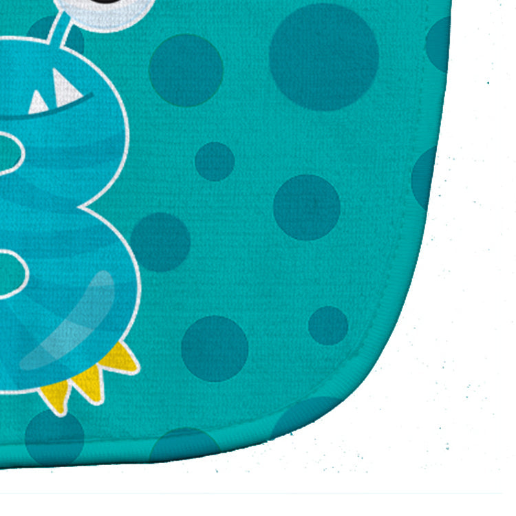 Monster Month 3 Baby Bib Easy-Clean Baby Bib Baby Feeding Accessory Baby Mealtime Essential, 10 x 13, Multicolor