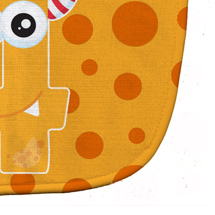 Monster Month 4 Baby Bib Easy-Clean Baby Bib Baby Feeding Accessory Baby Mealtime Essential, 10 x 13, Multicolor