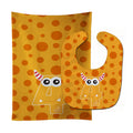 Monster Month 4 Baby Bib & Burp Cloth Easy-Clean Baby Bib Baby Feeding Accessory Baby Mealtime Essential