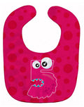 Monster Month 5 Baby Bib Easy-Clean Baby Bib Baby Feeding Accessory Baby Mealtime Essential, 10 x 13, Multicolor