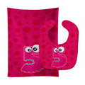 Monster Month 5 Baby Bib & Burp Cloth Easy-Clean Baby Bib Baby Feeding Accessory Baby Mealtime Essential