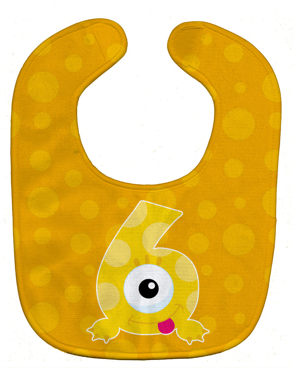 Monster Month 6 Baby Bib Easy-Clean Baby Bib Baby Feeding Accessory Baby Mealtime Essential, 10 x 13, Multicolor
