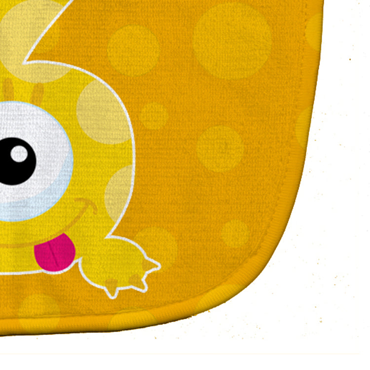 Monster Month 6 Baby Bib Easy-Clean Baby Bib Baby Feeding Accessory Baby Mealtime Essential, 10 x 13, Multicolor
