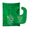 Monster Month 8 Baby Bib & Burp Cloth Easy-Clean Baby Bib Baby Feeding Accessory Baby Mealtime Essential