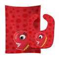 Monster Month 9 Baby Bib & Burp Cloth Easy-Clean Baby Bib Baby Feeding Accessory Baby Mealtime Essential