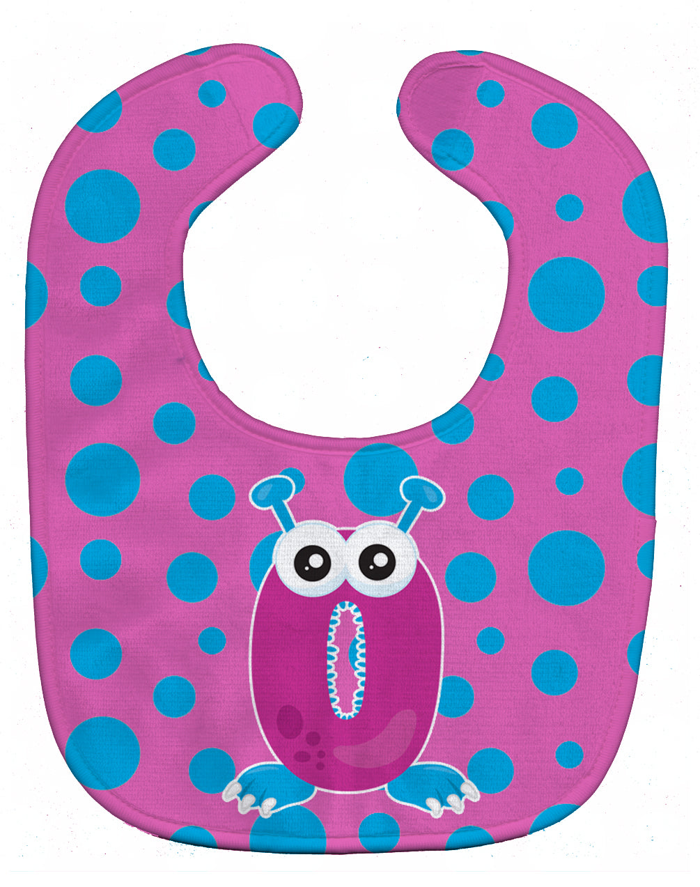 Monster Month 0 Baby Bib Easy-Clean Baby Bib Baby Feeding Accessory Baby Mealtime Essential, 10 x 13, Multicolor