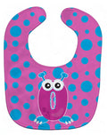Monster Month 0 Baby Bib Easy-Clean Baby Bib Baby Feeding Accessory Baby Mealtime Essential, 10 x 13, Multicolor
