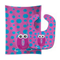 Monster Month 0 Baby Bib & Burp Cloth Easy-Clean Baby Bib Baby Feeding Accessory Baby Mealtime Essential