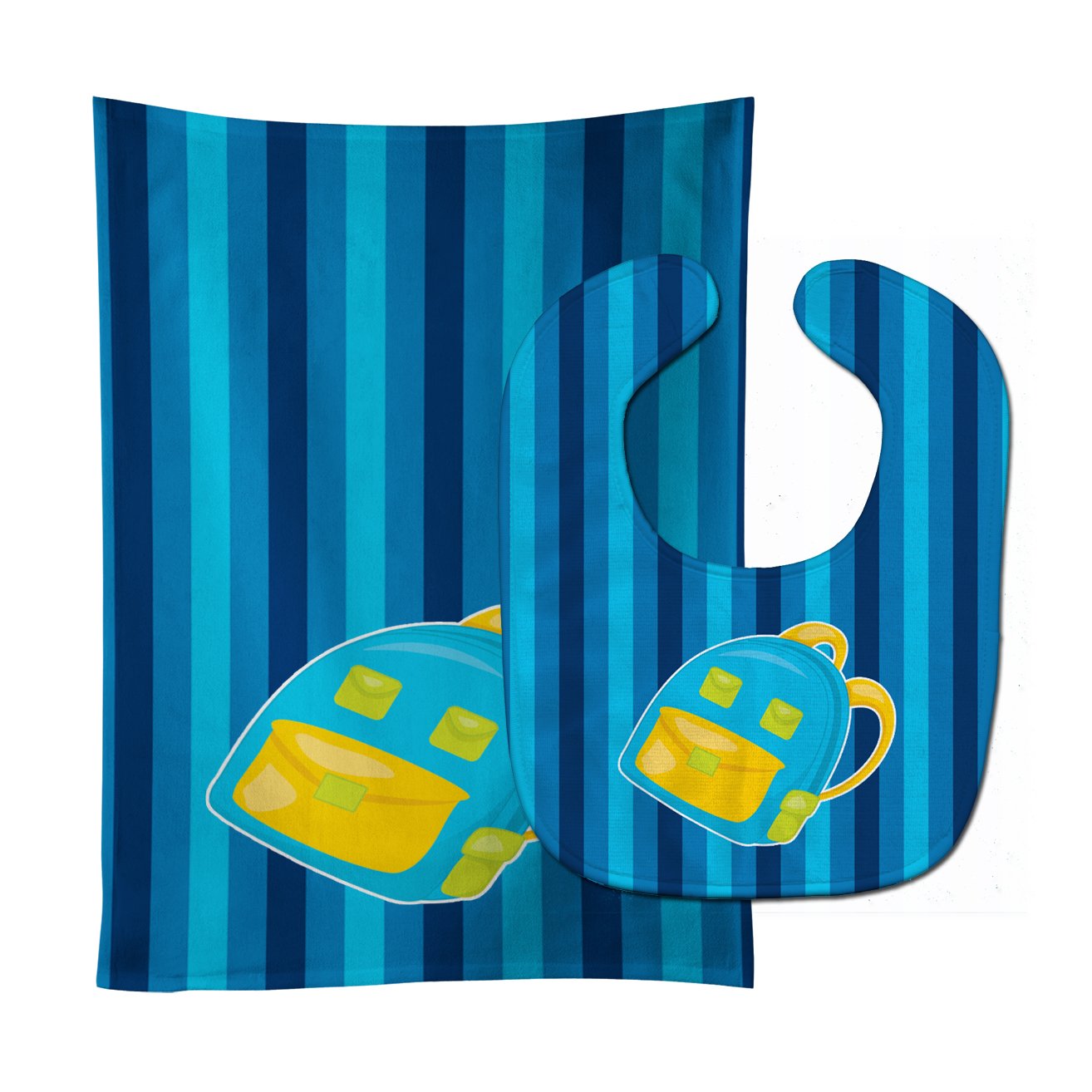 Back to School Backpack #2 Baby Bib & Burp Cloth Easy-Clean Baby Bib Baby Feeding Accessory Baby Mealtime Essential