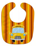 Back to School Bus Baby Bib Easy-Clean Baby Bib Baby Feeding Accessory Baby Mealtime Essential, 10 x 13, Multicolor