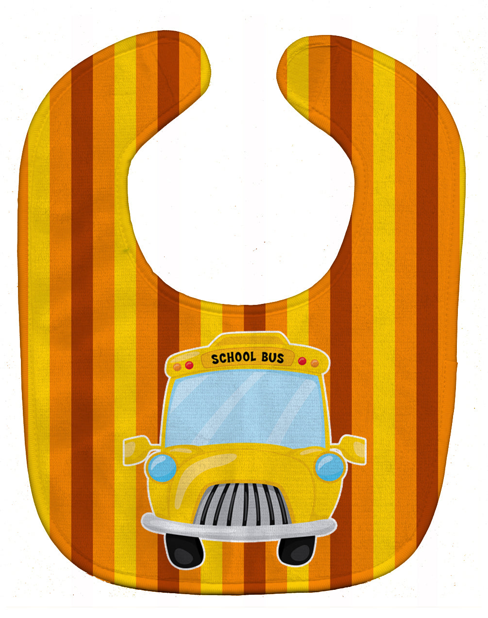 Back to School Bus Baby Bib Easy-Clean Baby Bib Baby Feeding Accessory Baby Mealtime Essential, 10 x 13, Multicolor