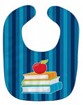 Back to School Books Baby Bib Easy-Clean Baby Bib Baby Feeding Accessory Baby Mealtime Essential, 10 x 13, Multicolor