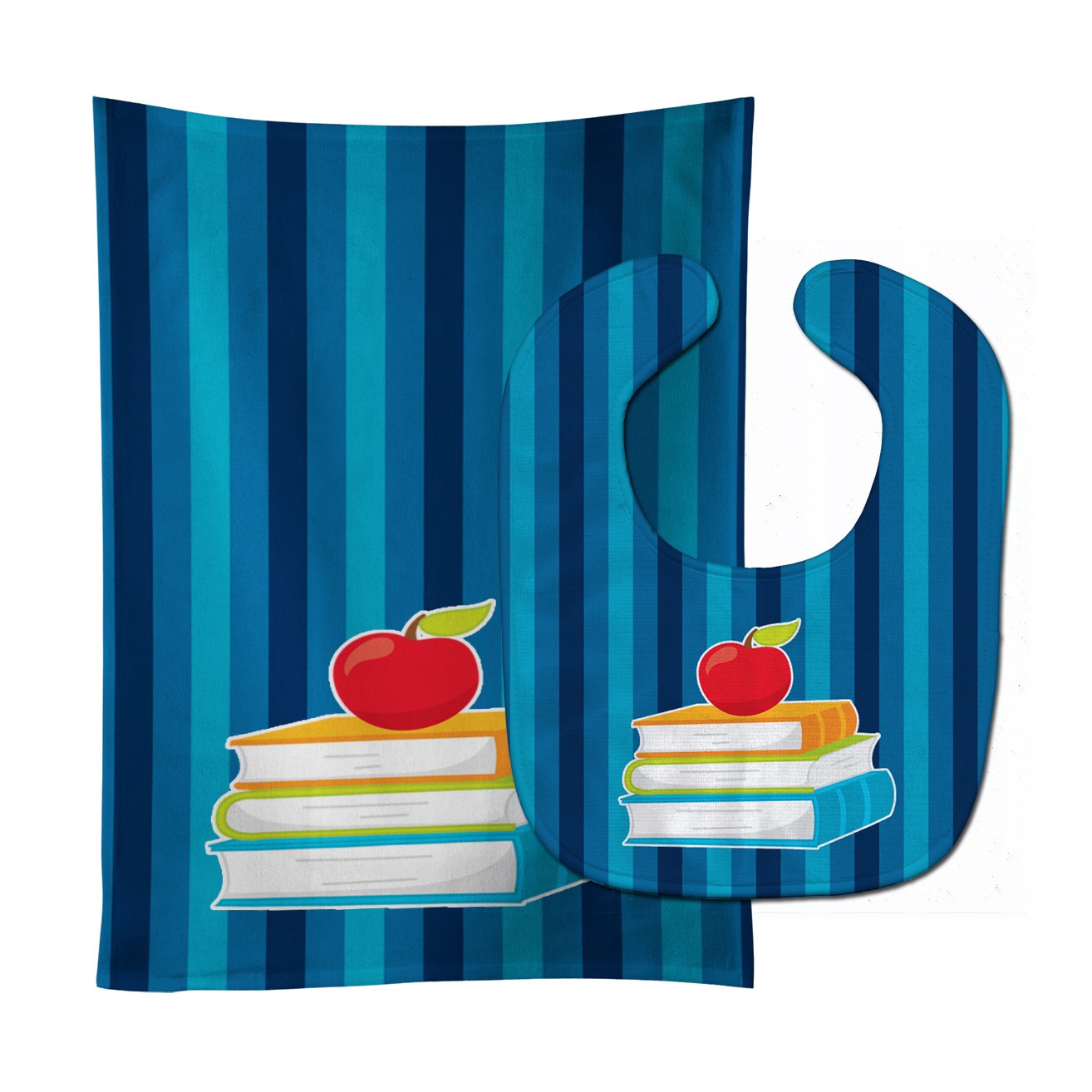 Back to School Books Baby Bib & Burp Cloth Easy-Clean Baby Bib Baby Feeding Accessory Baby Mealtime Essential