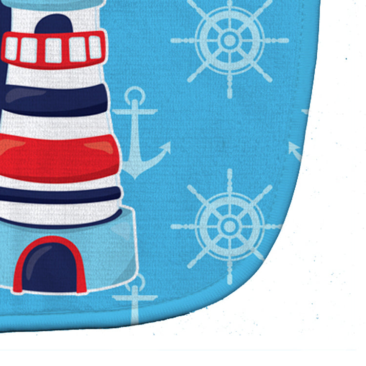 Nautical Month 1 Baby Bib Easy-Clean Baby Bib Baby Feeding Accessory Baby Mealtime Essential, 10 x 13, Multicolor