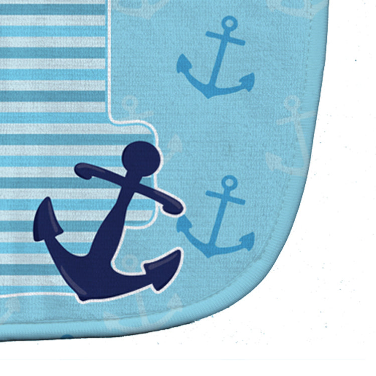 Nautical Month 4 Baby Bib Easy-Clean Baby Bib Baby Feeding Accessory Baby Mealtime Essential, 10 x 13, Multicolor