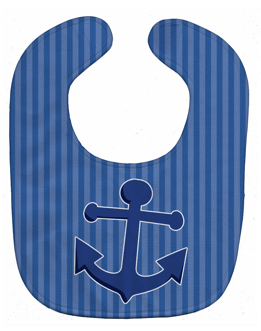 Nautical Anchor Baby Bib Easy-Clean Baby Bib Baby Feeding Accessory Baby Mealtime Essential, 10 x 13, Multicolor