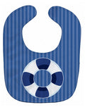 Nautical Life Preserver #2 Baby Bib Easy-Clean Baby Bib Baby Feeding Accessory Baby Mealtime Essential, 10 x 13, Multicolor