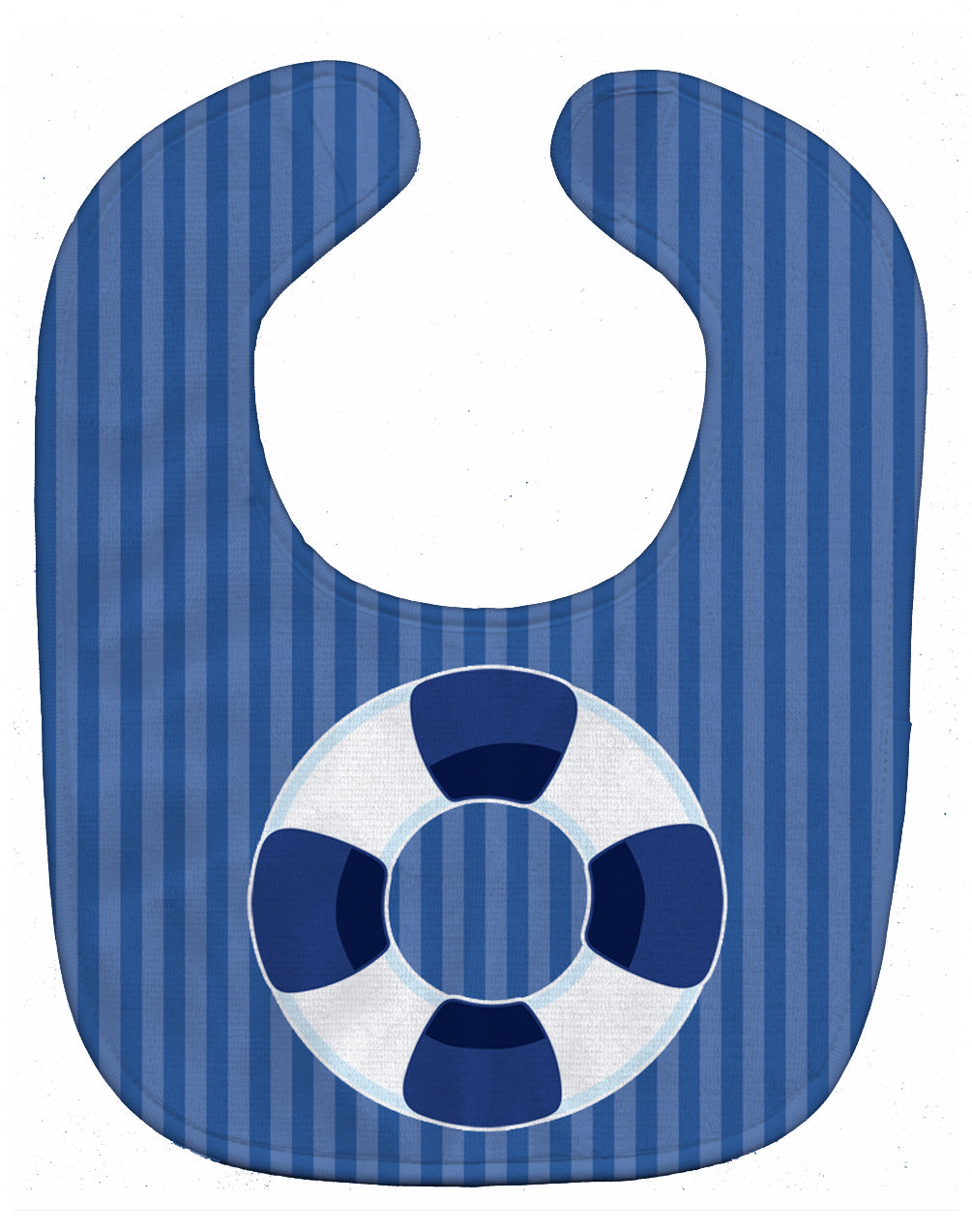 Nautical Life Preserver #2 Baby Bib Easy-Clean Baby Bib Baby Feeding Accessory Baby Mealtime Essential, 10 x 13, Multicolor