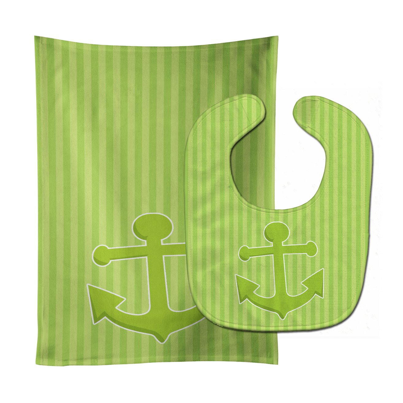 Nautical Anchor #2 Baby Bib & Burp Cloth Easy-Clean Baby Bib Baby Feeding Accessory Baby Mealtime Essential