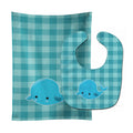 Nautical Whale #2 Baby Bib & Burp Cloth Easy-Clean Baby Bib Baby Feeding Accessory Baby Mealtime Essential