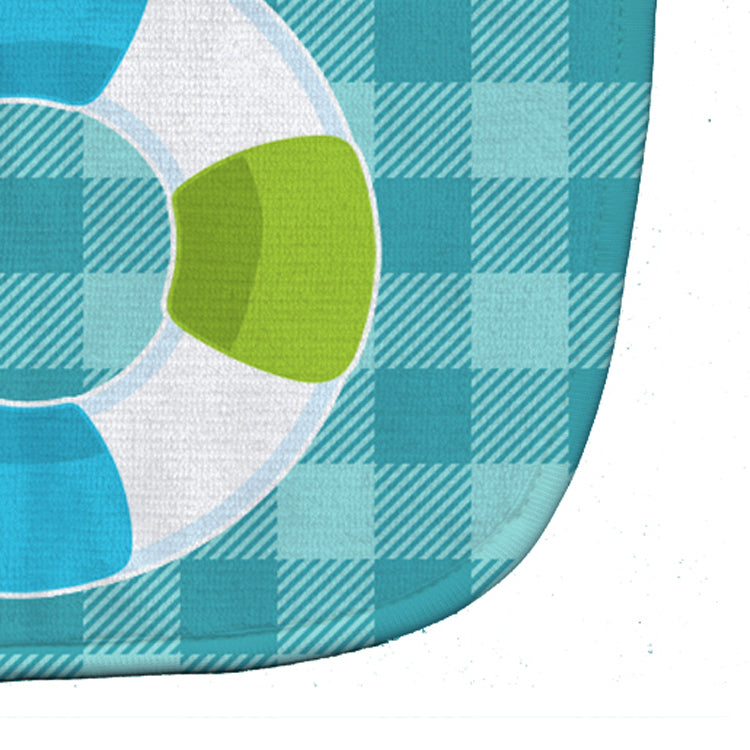 Nautical Life Preserver Baby Bib Easy-Clean Baby Bib Baby Feeding Accessory Baby Mealtime Essential, 10 x 13, Multicolor
