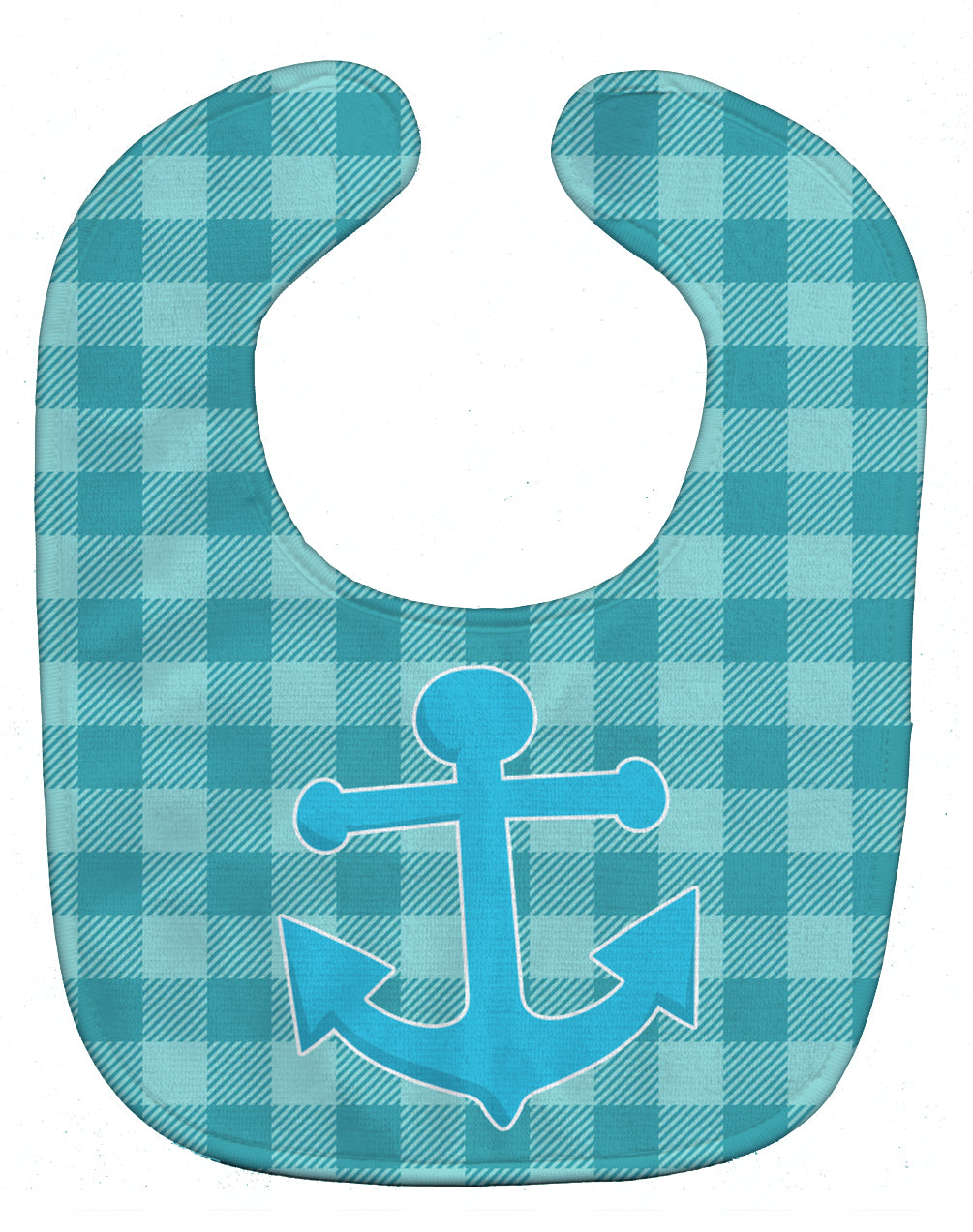 Nautical Anchor #3 Baby Bib Easy-Clean Baby Bib Baby Feeding Accessory Baby Mealtime Essential, 10 x 13, Multicolor