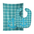 Nautical Anchor #3 Baby Bib & Burp Cloth Easy-Clean Baby Bib Baby Feeding Accessory Baby Mealtime Essential