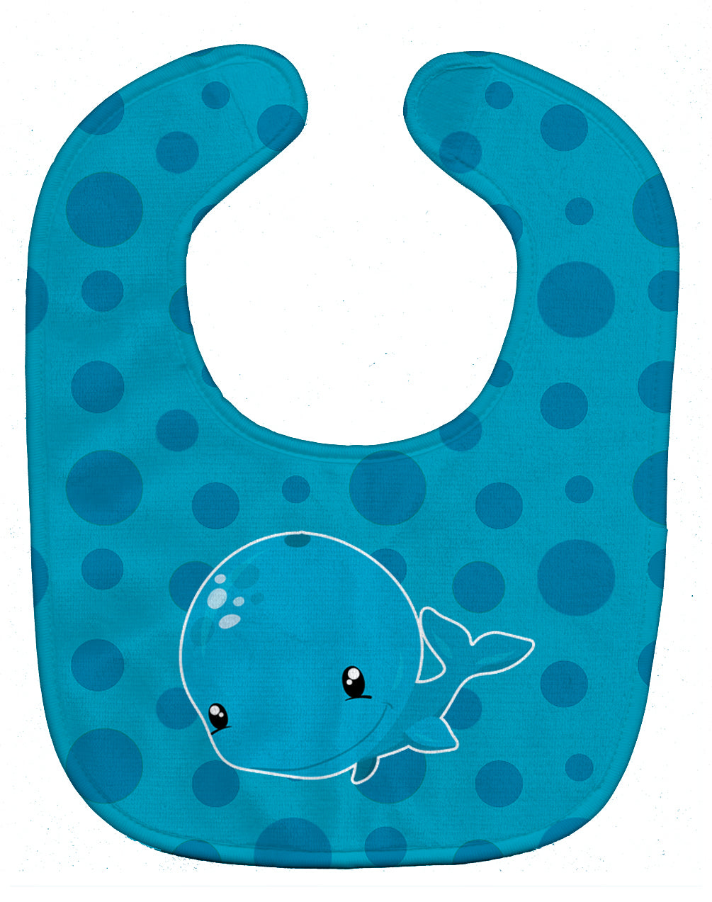 Nautical Whale Baby Bib Easy-Clean Baby Bib Baby Feeding Accessory Baby Mealtime Essential, 10 x 13, Multicolor