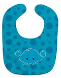 Nautical Crab Baby Bib Easy-Clean Baby Bib Baby Feeding Accessory Baby Mealtime Essential, 10 x 13, Multicolor