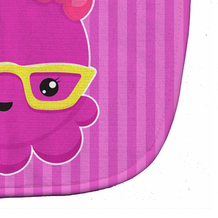 Nautical Pink Octopus with Glasses Baby Bib Easy-Clean Baby Bib Baby Feeding Accessory Baby Mealtime Essential, 10 x 13, Multicolor