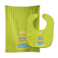 Nautical Bithday Cake Baby Bib & Burp Cloth Easy-Clean Baby Bib Baby Feeding Accessory Baby Mealtime Essential