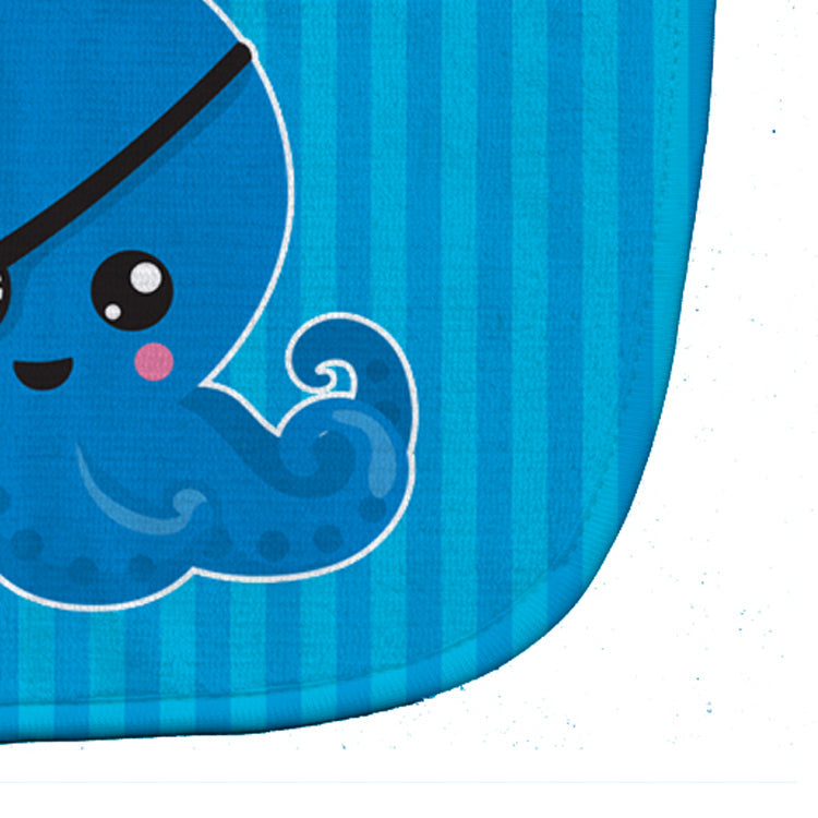 Dinosaur Blue Baby Bib Easy-Clean Baby Bib Baby Feeding Accessory Baby Mealtime Essential, 10 x 13, Multicolor
