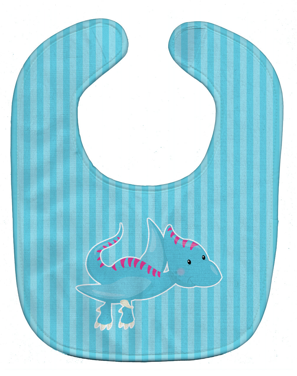 Dinosaur Pink #1 Baby Bib Easy-Clean Baby Bib Baby Feeding Accessory Baby Mealtime Essential, 10 x 13, Multicolor