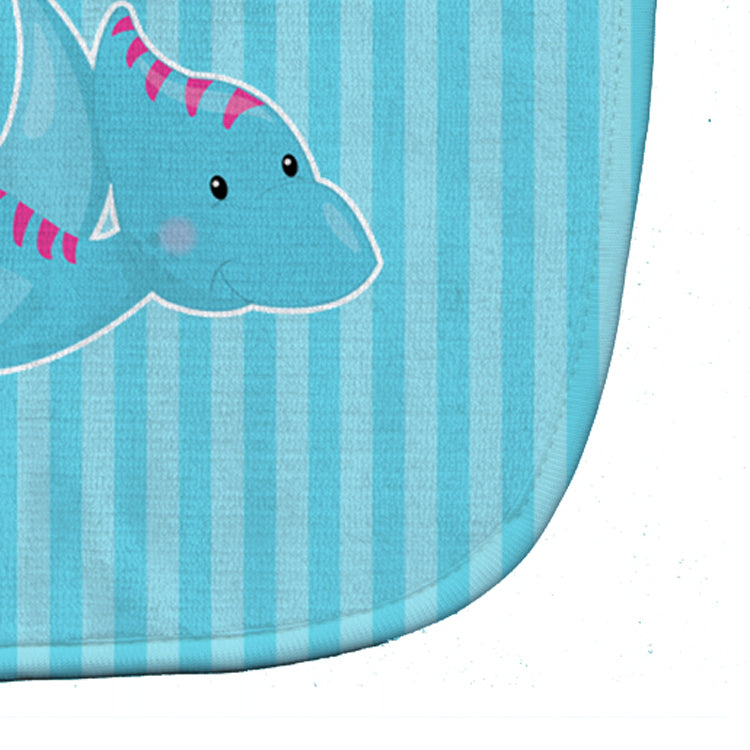Dinosaur Pink #1 Baby Bib Easy-Clean Baby Bib Baby Feeding Accessory Baby Mealtime Essential, 10 x 13, Multicolor
