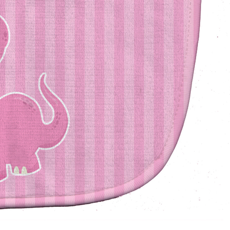 Dinosaur Pink Baby Bib Easy-Clean Baby Bib Baby Feeding Accessory Baby Mealtime Essential, 10 x 13, Multicolor