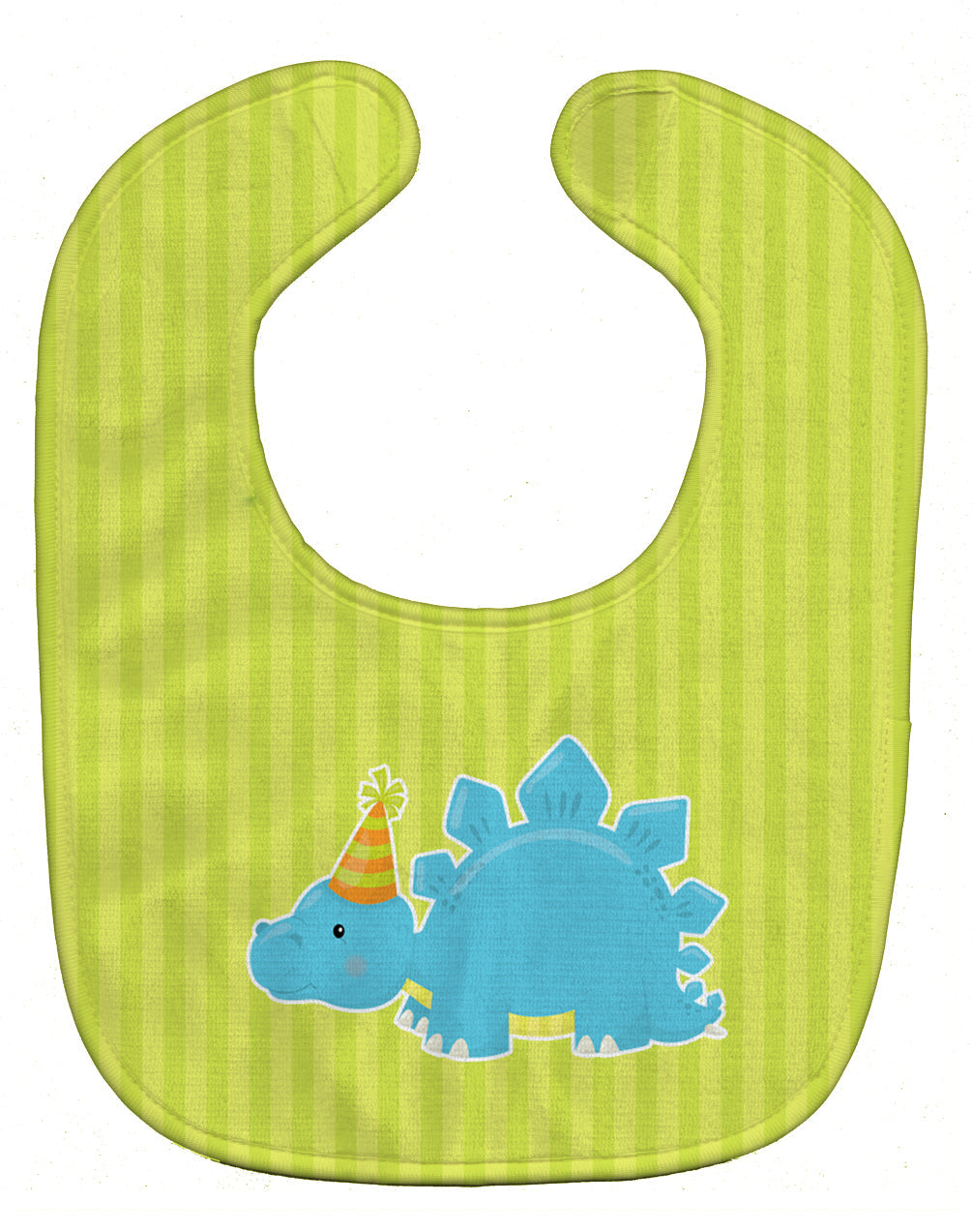 Dinosaur Green #3 Baby Bib Easy-Clean Baby Bib Baby Feeding Accessory Baby Mealtime Essential, 10 x 13, Multicolor