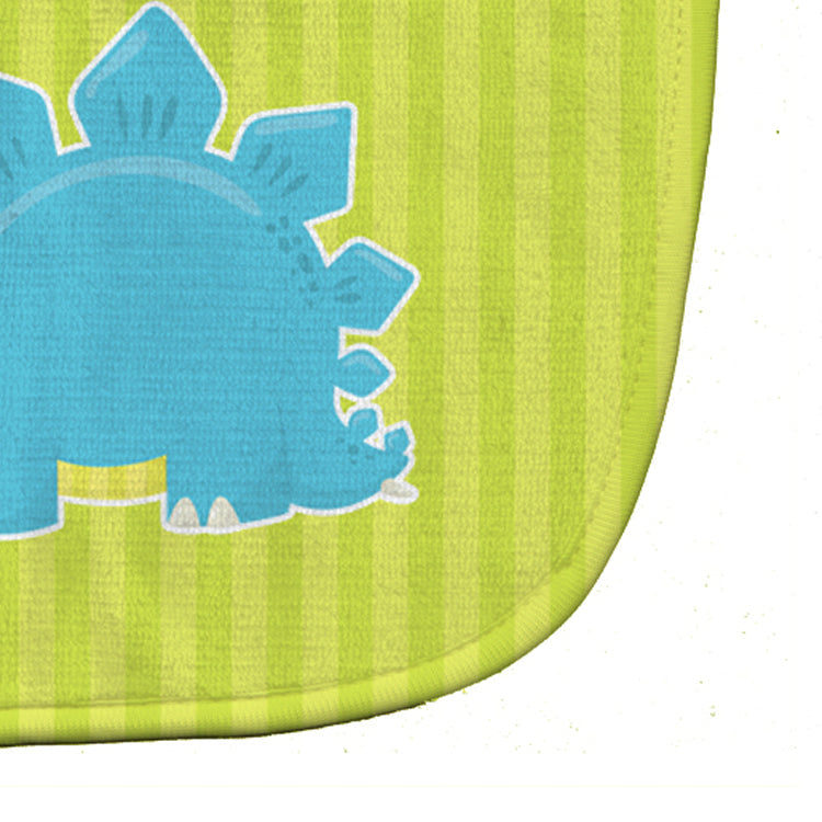 Dinosaur Green #3 Baby Bib Easy-Clean Baby Bib Baby Feeding Accessory Baby Mealtime Essential, 10 x 13, Multicolor