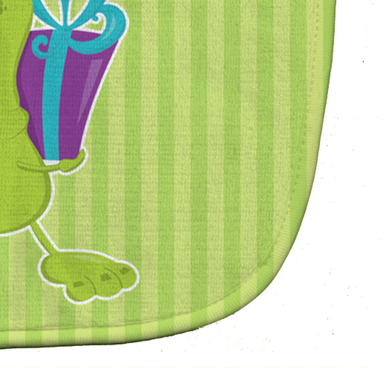 Birthday Monster Green Baby Bib Easy-Clean Baby Bib Baby Feeding Accessory Baby Mealtime Essential, 10 x 13, Multicolor