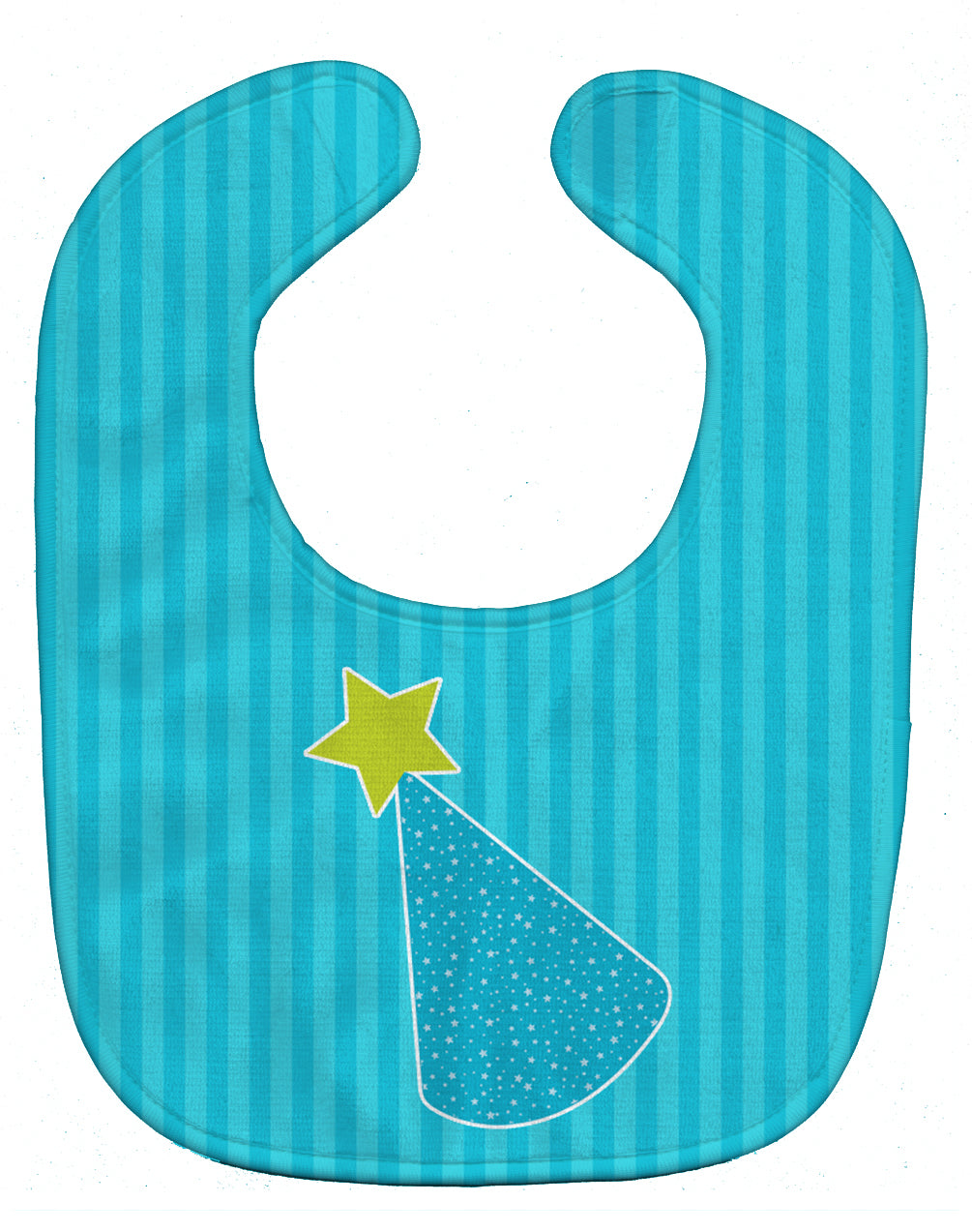Birthday Hat Baby Bib Easy-Clean Baby Bib Baby Feeding Accessory Baby Mealtime Essential, 10 x 13, Multicolor