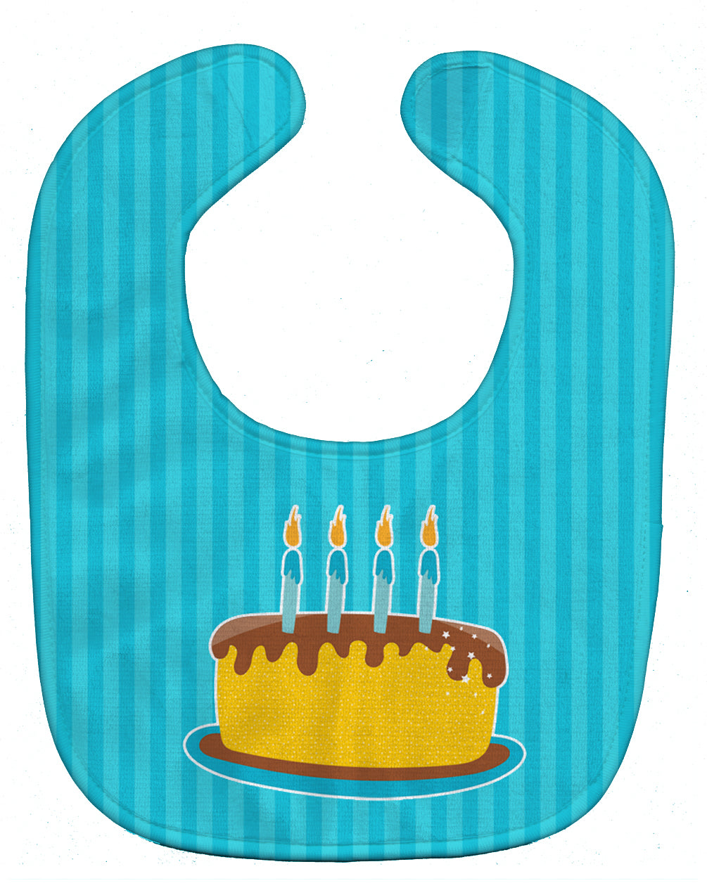 Birthday Cake Baby Bib Easy-Clean Baby Bib Baby Feeding Accessory Baby Mealtime Essential, 10 x 13, Multicolor