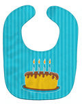 Birthday Cake Baby Bib Easy-Clean Baby Bib Baby Feeding Accessory Baby Mealtime Essential, 10 x 13, Multicolor