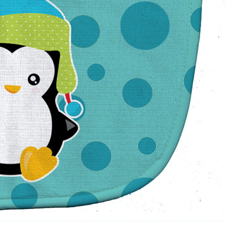 Christmas Penquin #4 Baby Bib Easy-Clean Baby Bib Baby Feeding Accessory Baby Mealtime Essential, 10 x 13, Multicolor