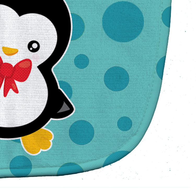 Christmas Penquin #5 Baby Bib Easy-Clean Baby Bib Baby Feeding Accessory Baby Mealtime Essential, 10 x 13, Multicolor