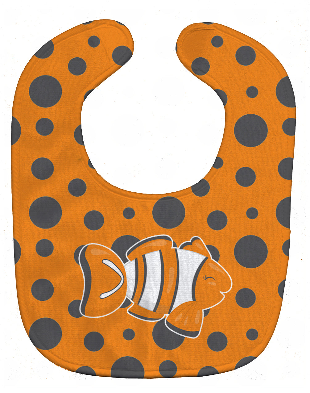 Fish Clown Fish Baby Bib Easy-Clean Baby Bib Baby Feeding Accessory Baby Mealtime Essential, 10 x 13, Multicolor