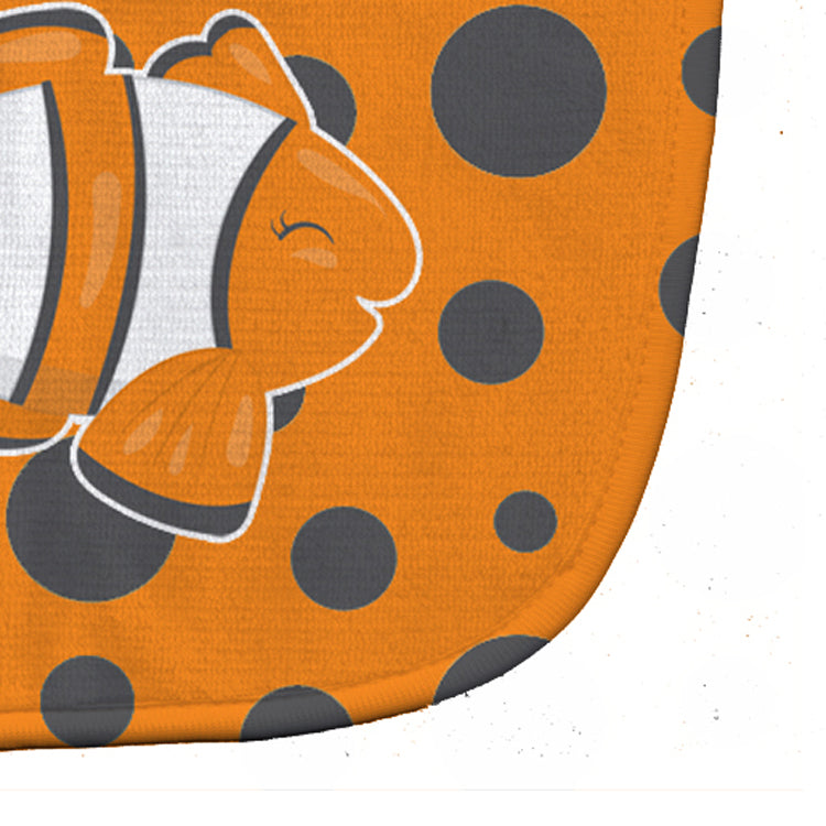 Fish Clown Fish Baby Bib Easy-Clean Baby Bib Baby Feeding Accessory Baby Mealtime Essential, 10 x 13, Multicolor