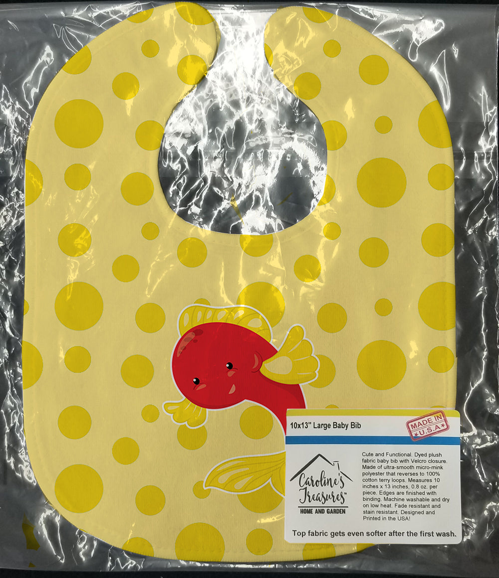 Fish Tropical Fish #2 Baby Bib Easy-Clean Baby Bib Baby Feeding Accessory Baby Mealtime Essential, 10 x 13, Multicolor