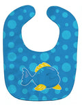 Fish Tropical Fish #4 Baby Bib Easy-Clean Baby Bib Baby Feeding Accessory Baby Mealtime Essential, 10 x 13, Multicolor